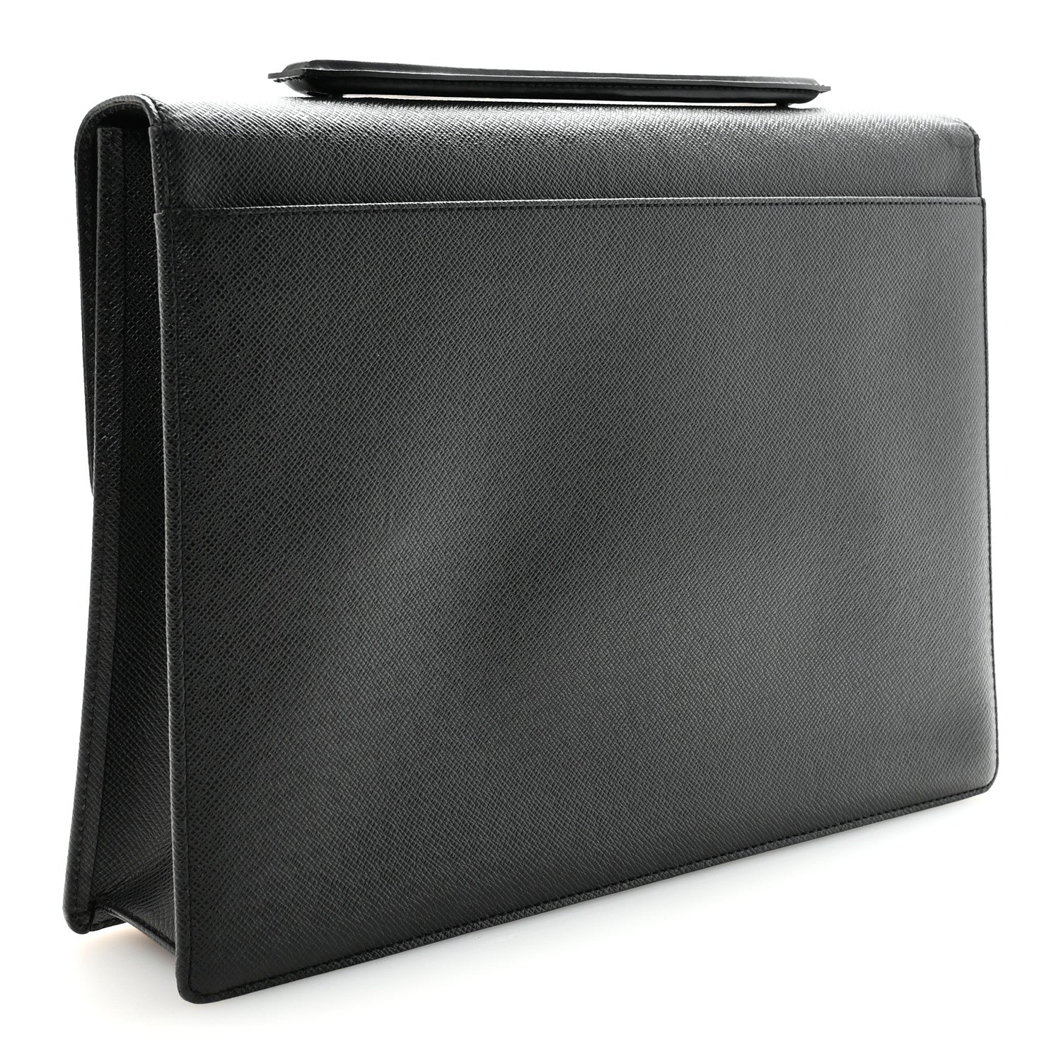 Louis Vuitton Taiga Angara Briefcase Black 3 of 9