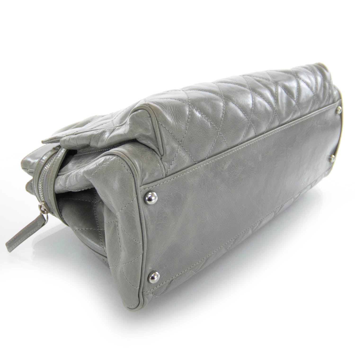Chanel Glazed Calfskin New Portobello Grey 4 of 9