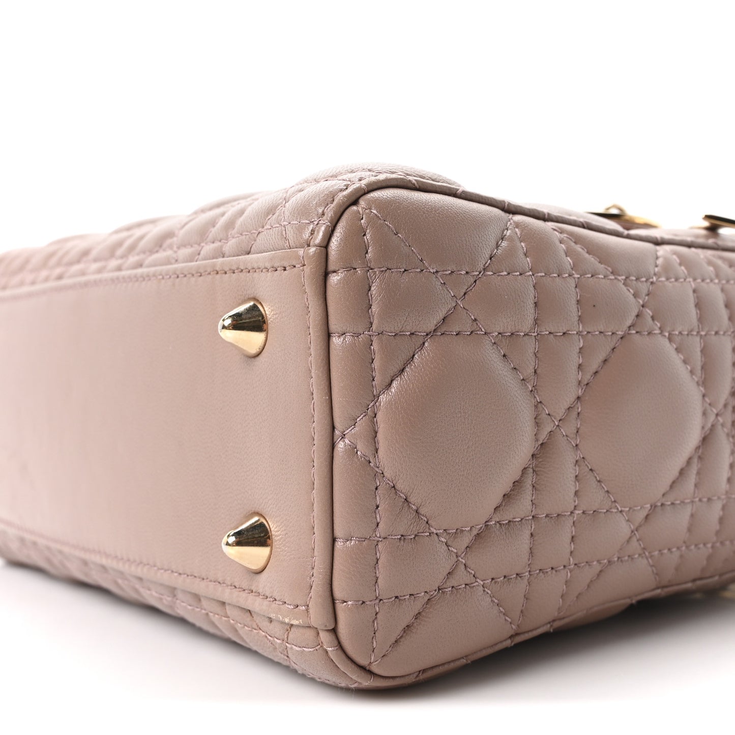Lambskin Cannage Small Lucky Badges My Lady Dior Fard