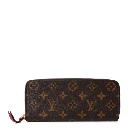 Louis Vuitton Monogram Clemence Wallet Fuchsia 1 of 8