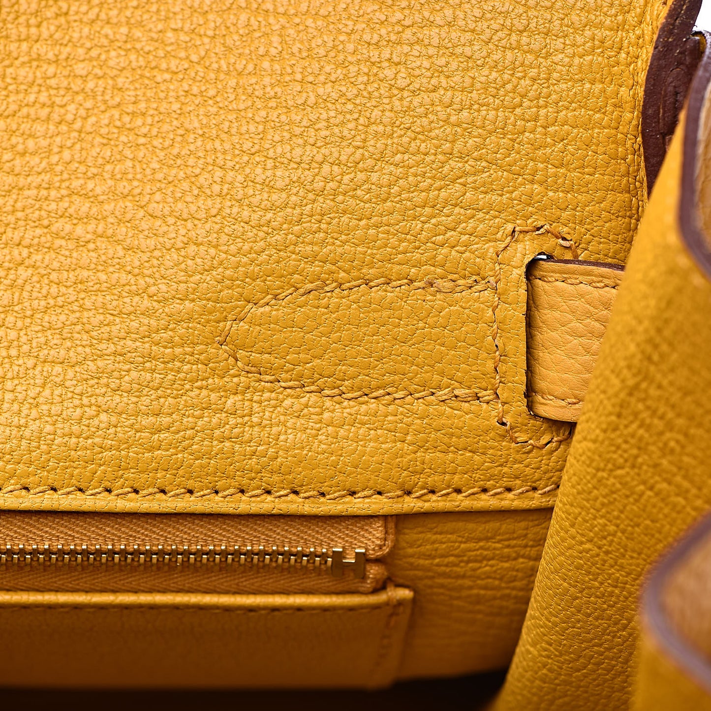 Togo Birkin 30 Jaune Ambre