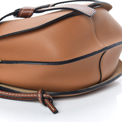 Loewe Grained Calfskin Small Gate Crossbody Bag Caramel Pecan 5 of 11