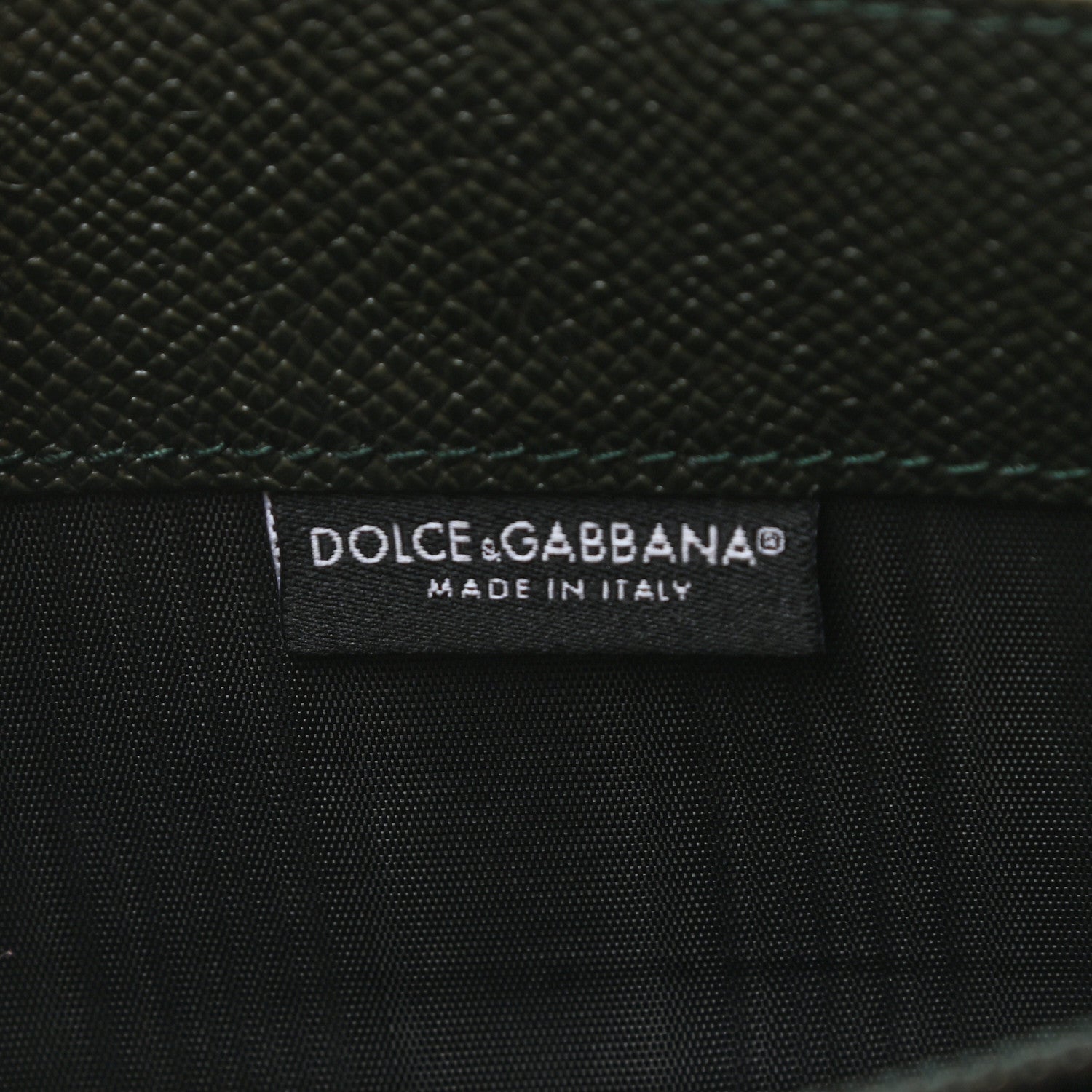 Dolce & Gabbana Dauphine Zip Around Wallet Dark Green 5 of 6