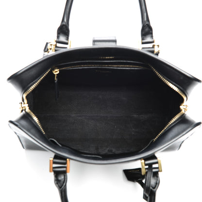 Saint Laurent Calfskin Small Monogram Cabas Black 5 of 7