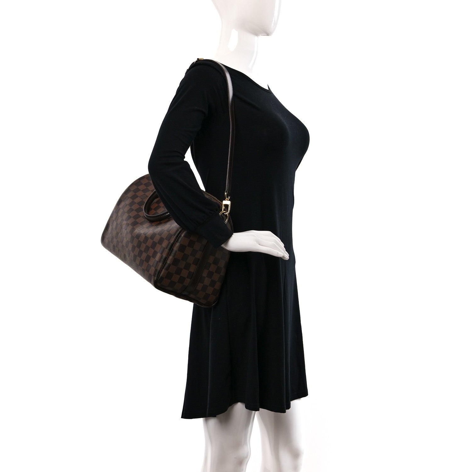 Louis Vuitton Damier Ebene Speedy Bandouliere 30 2 of 13