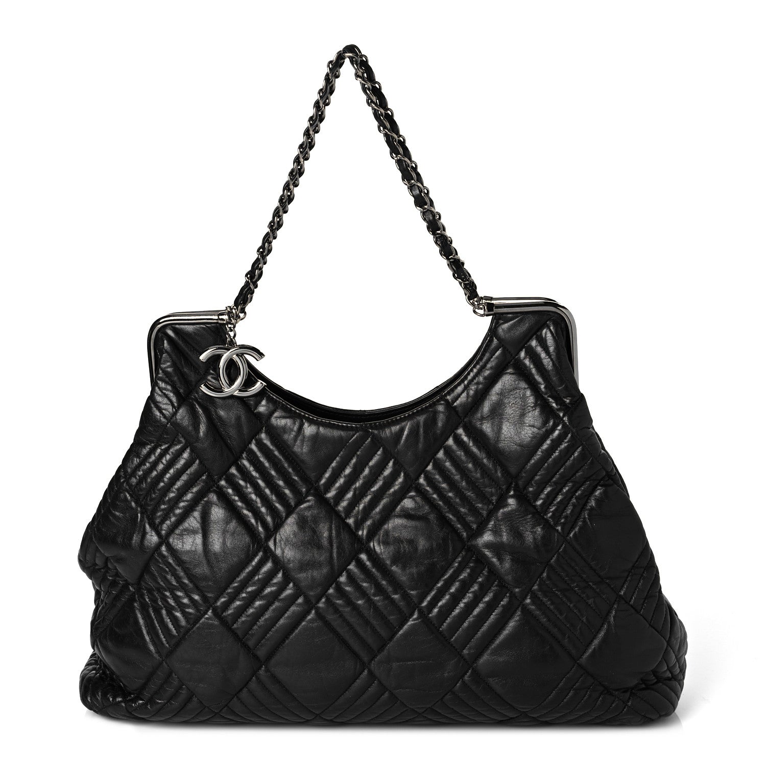 Chanel Lambskin Large In and Out Tote Black 1 of 10