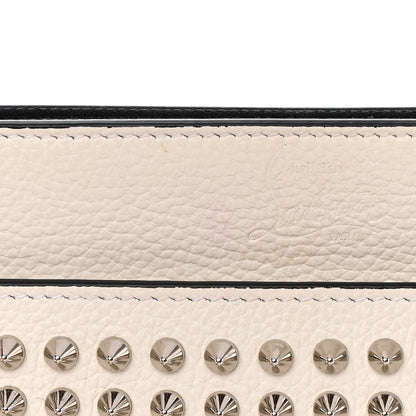 Christian Louboutin Calfskin Studded Skypouch Crossbody Clutch White 11 of 12