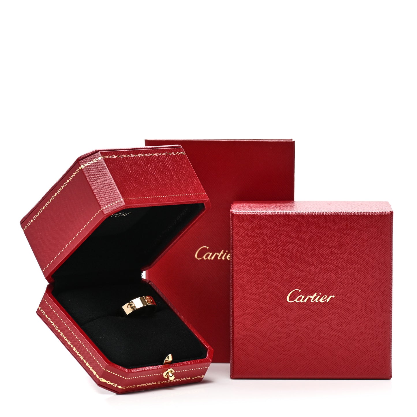 18K Yellow Gold 5.5mm LOVE Ring 58 8.25