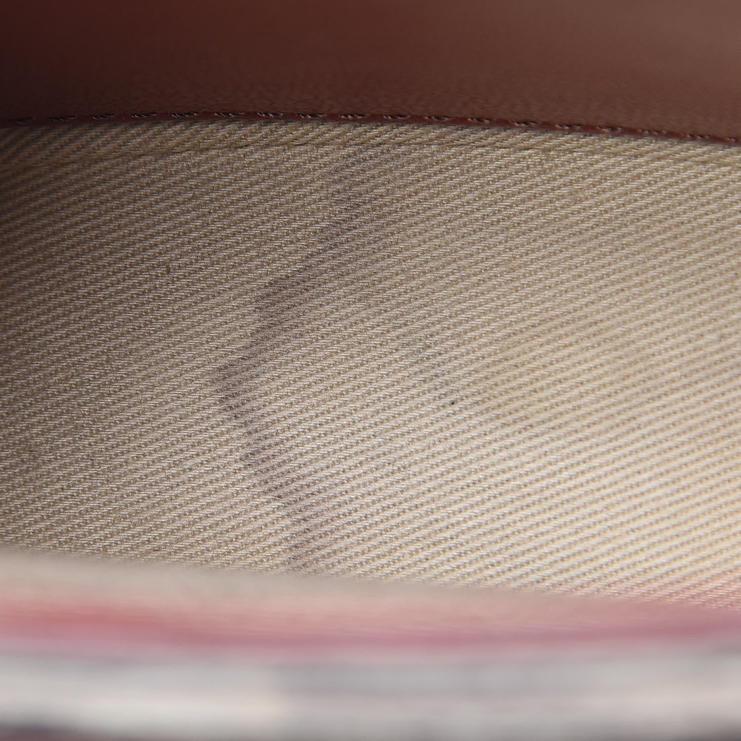 Chloe Calfskin Lizard Embossed Small Aby Lock Sepia Brown 12 of 12