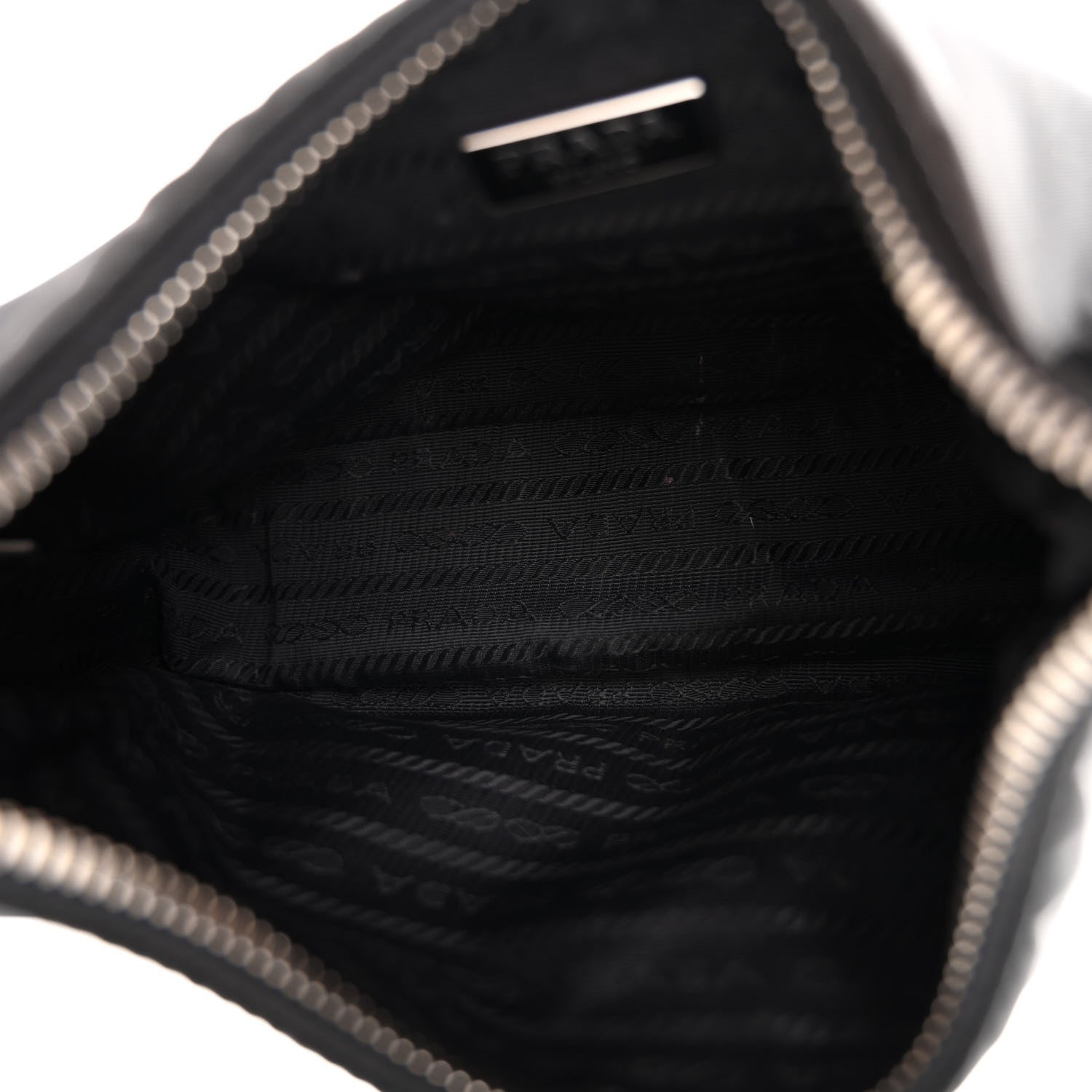 Prada Tessuto Nylon Saffiano Mini Re-Edition 2005 Bag Black 5 of 11