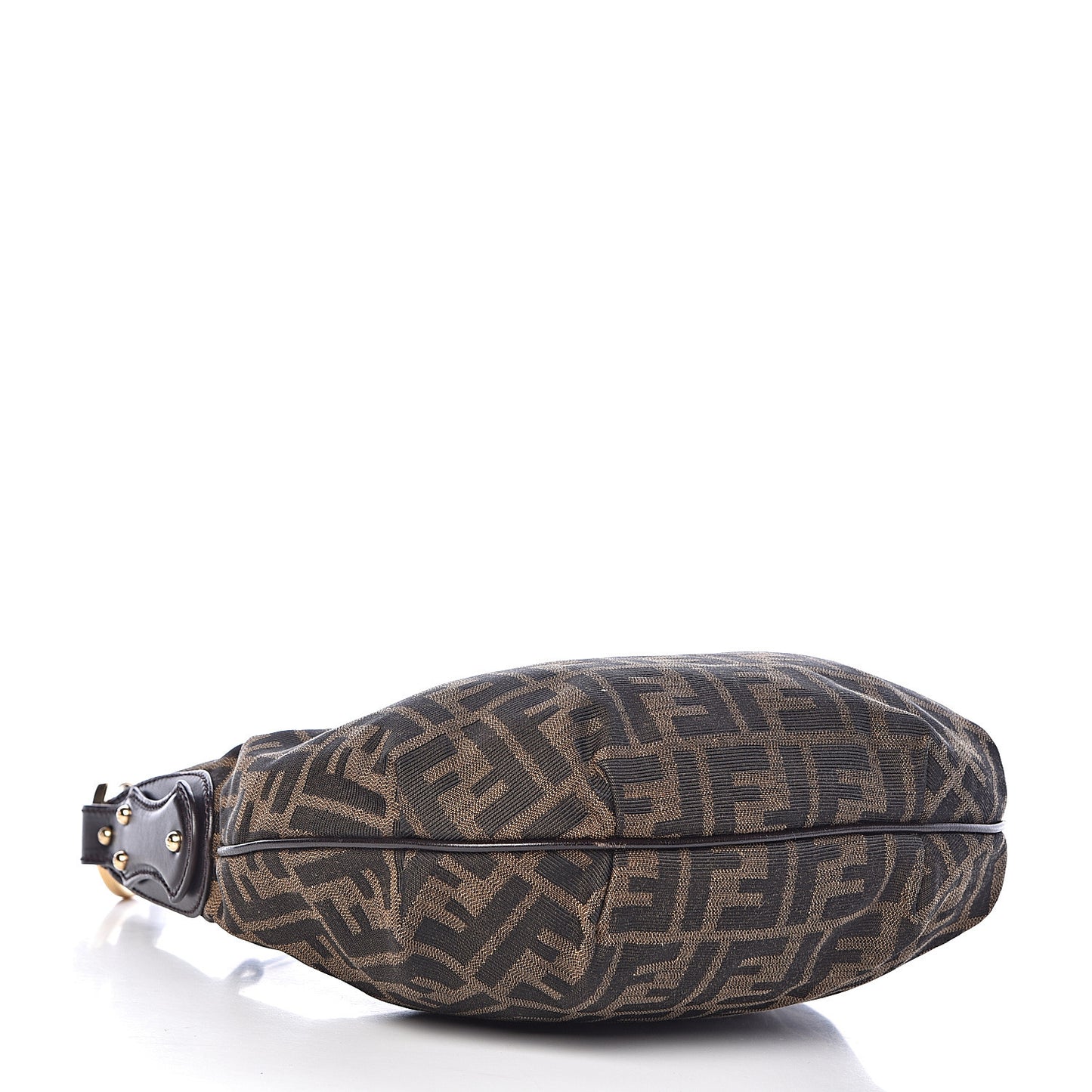 Zucca Cuoio Lucido Small Chef Hobo Tobacco Moro
