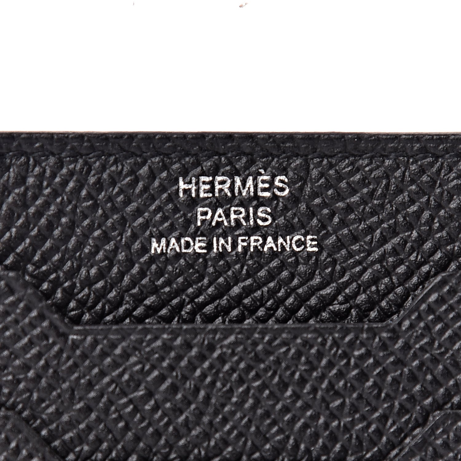 Hermes Epsom City 3CC Card Holder Black 6 of 8