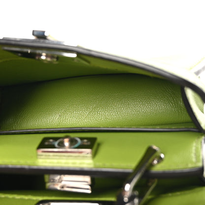 Fendi Shiny Nappa Nano Peekaboo Maxi Handle Satchel Wasabi 6 of 10