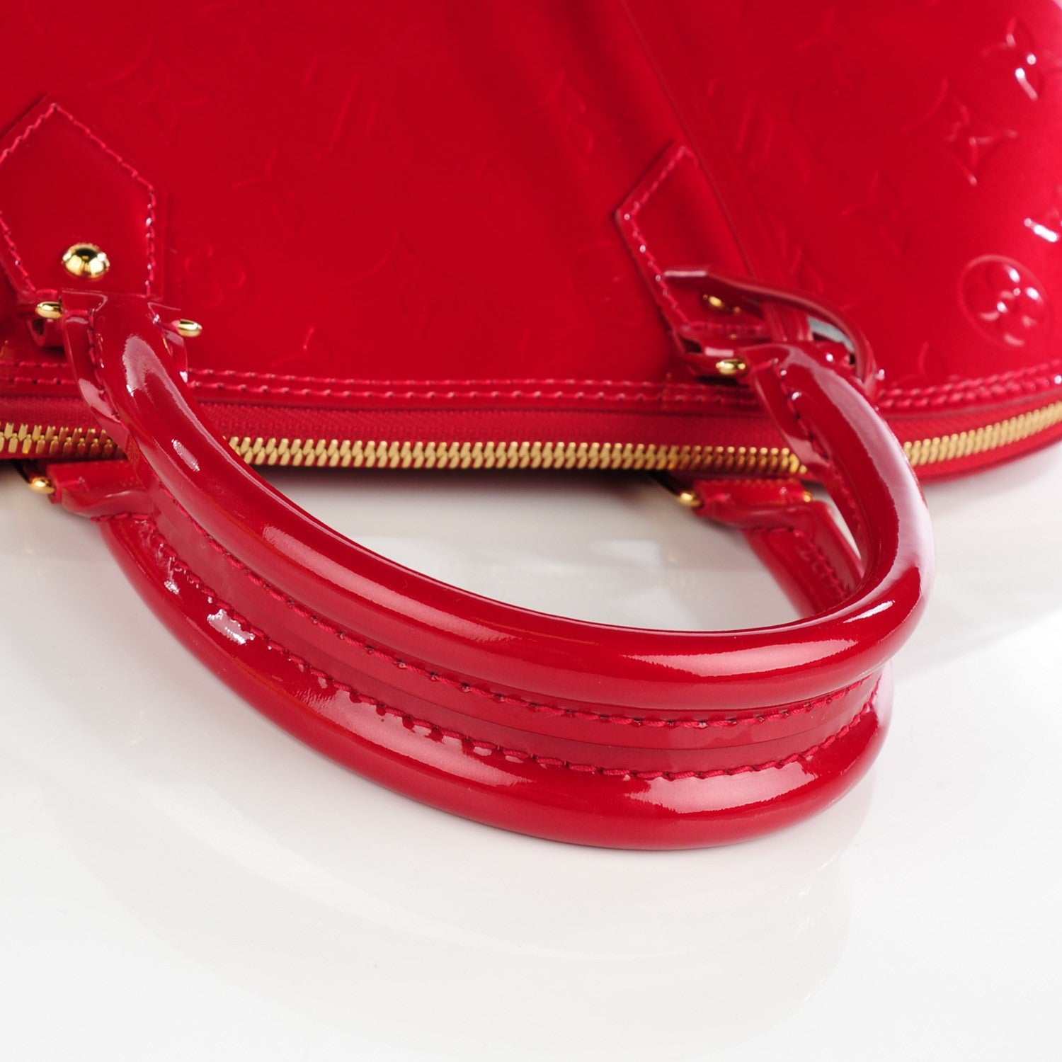 Louis Vuitton Vernis Alma GM Pomme D'Amour 9 of 9