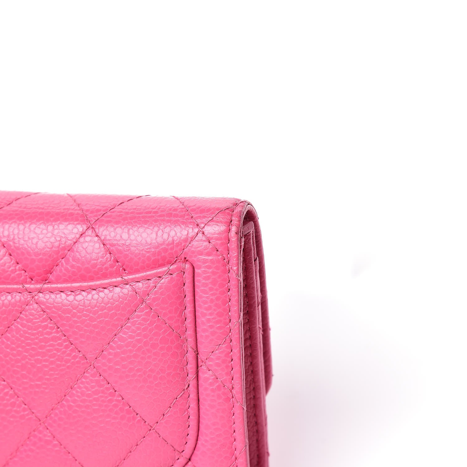 Chanel Caviar Quilted Small Flap Wallet Pink 13 of 22