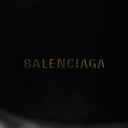 Balenciaga Wool Houndstooth BB Pointy Toe Ankle Booties 38 Black Ivory 8 of 10