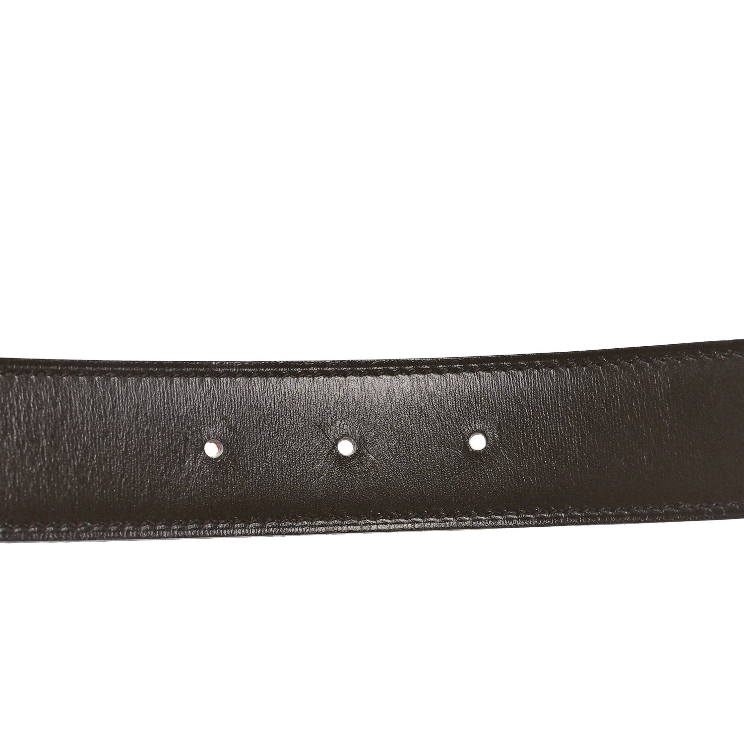 Hermes Box Togo 32mm Belt Strap 95  Ebene Orange 3 of 6