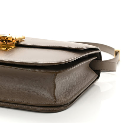 Celine Liege Calfskin Medium Classic Box Flap Bag Souris 8 of 8