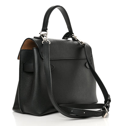 Louis Vuitton Calfskin Lockme Ever BB Black 3 of 10
