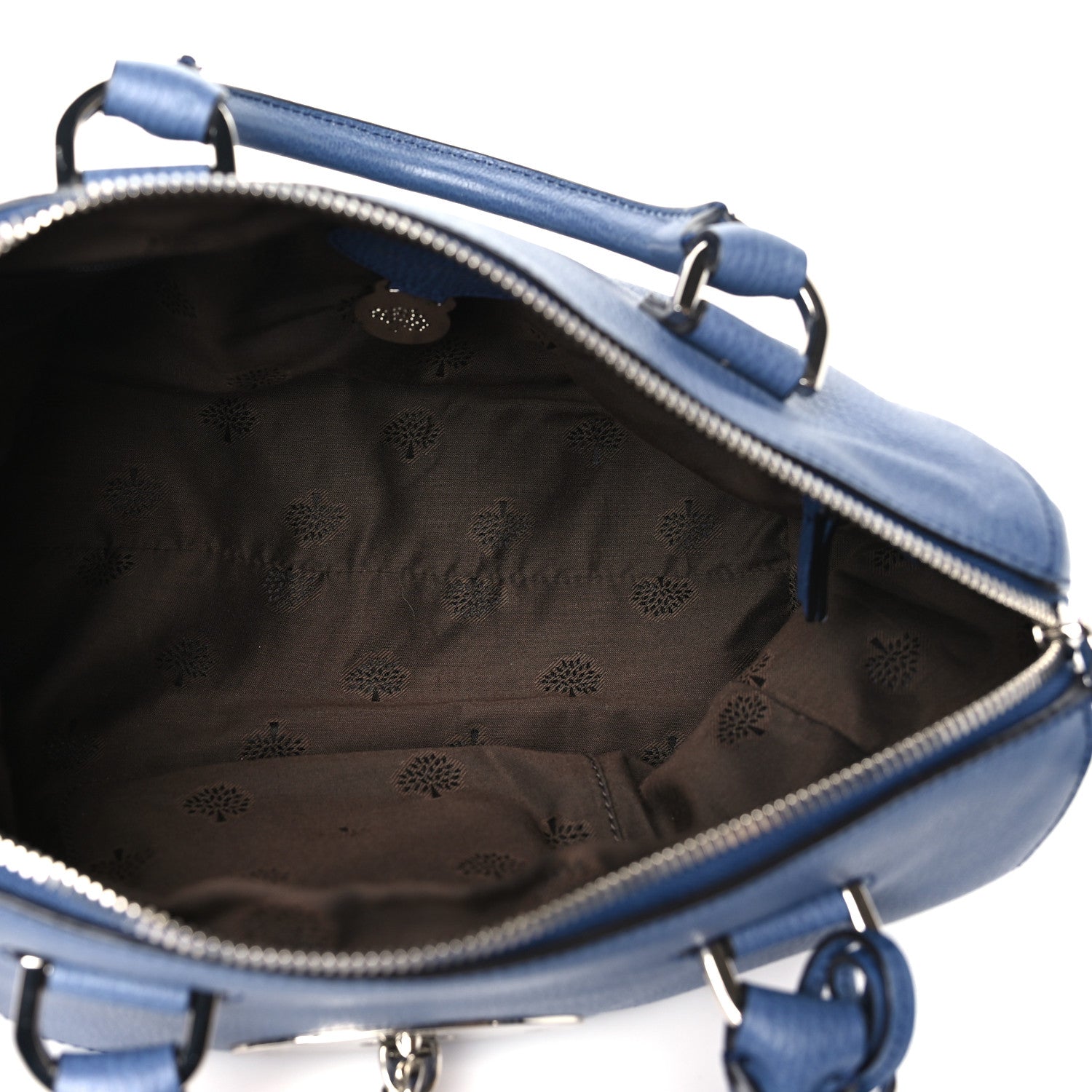 Mulberry Grainy Leather Small Del Rey Satchel Slate Blue 5 of 8