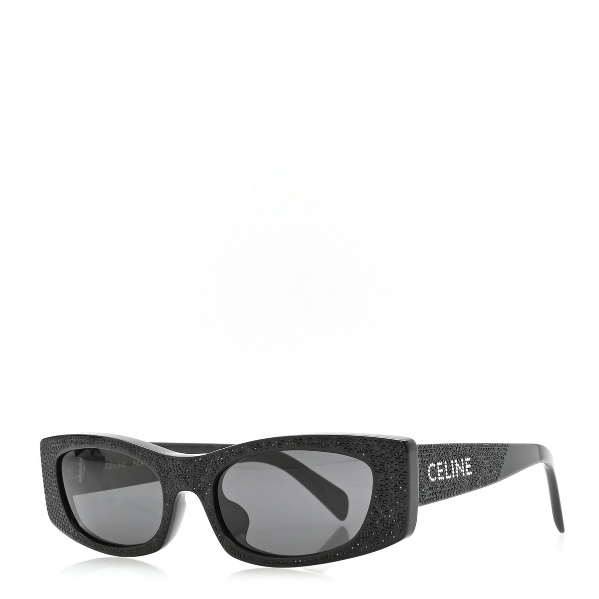 Celine Acetate Crystal Sunglasses CL4245US Black 1 of 8