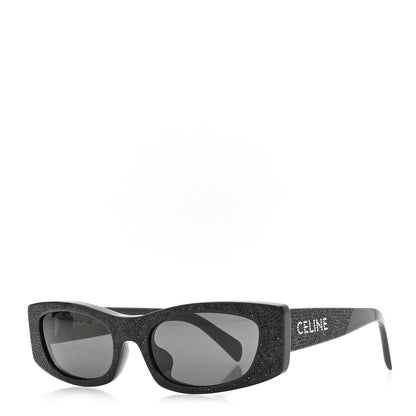 Celine Acetate Crystal Sunglasses CL4245US Black 1 of 8