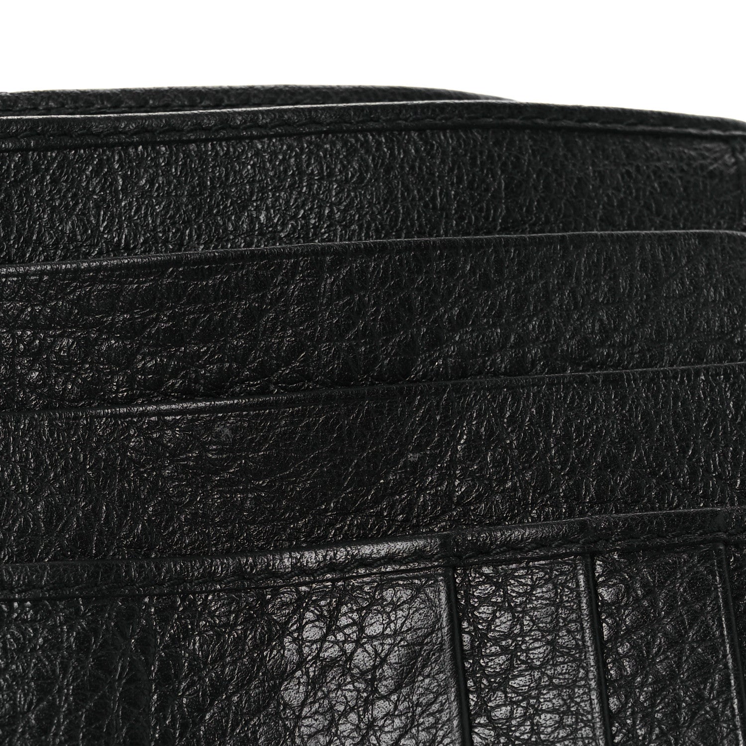 Prada Vitello Daino Push Lock Flap Wallet Black 11 of 12