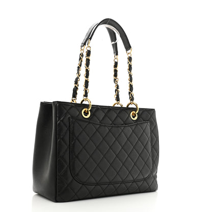 Chanel Caviar Quilted Grand Shopping Tote GST Black 3 of 13