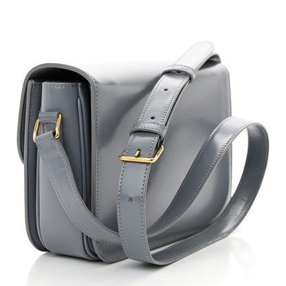 Celine Shiny Calfskin Medium Triomphe Soft Blue 3 of 14