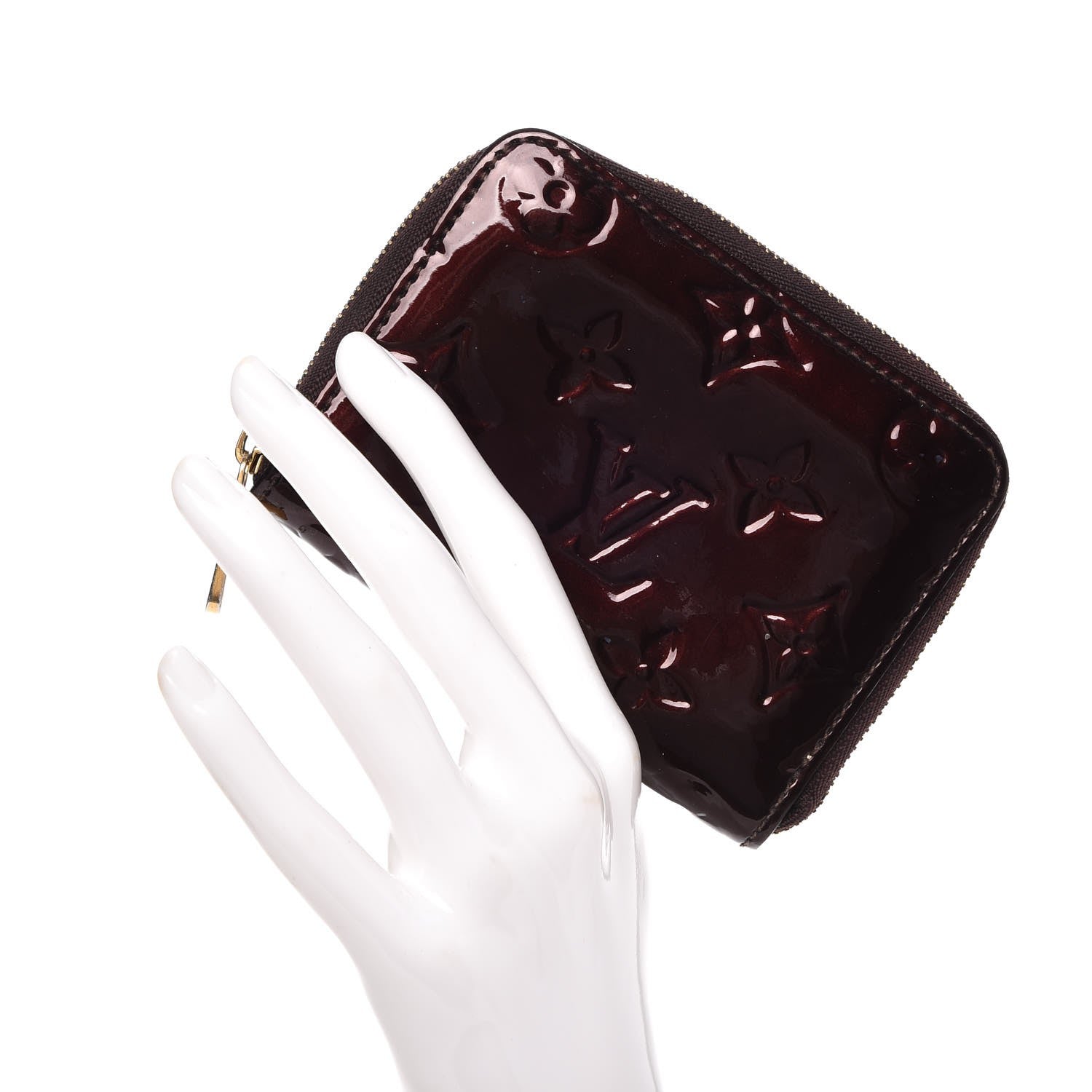 Louis Vuitton Vernis Zippy Coin Purse Amarante 2 of 9