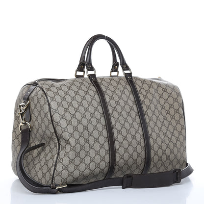 Gucci GG Plus Monogram Medium Carry On Duffle Bag Brown 3 of 21