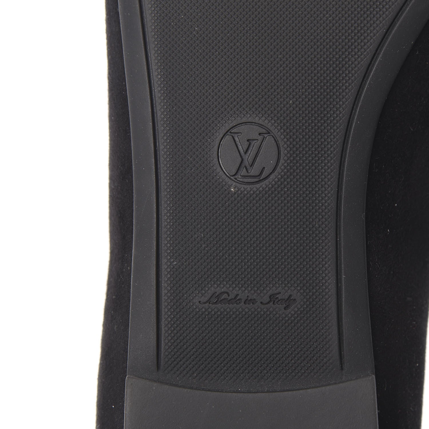 Louis Vuitton Suede Monogram Uniformes Ballet Flats 41 Black 6 of 8