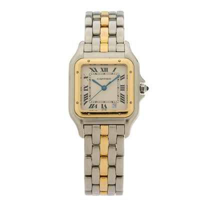 Cartier Stainless Steel 18K Yellow Gold 27mm Panthere Quartz Watch 1 of 4
