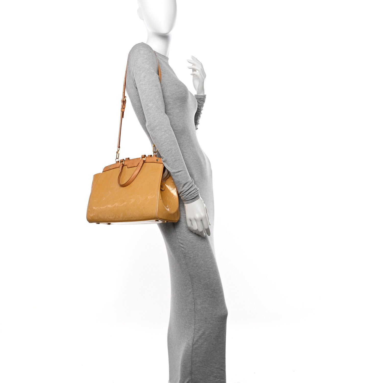 Louis Vuitton Vernis Brea MM Blanc Corail 2 of 15