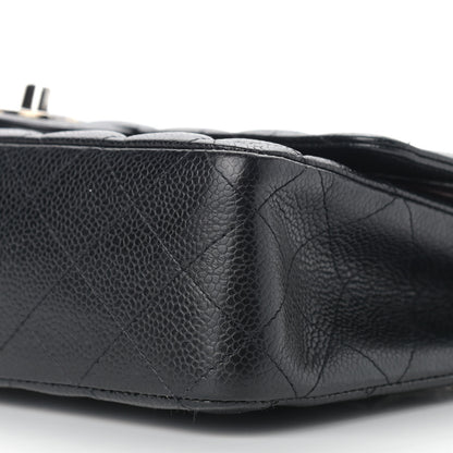 Chanel Caviar Quilted Medium Double Flap Black 10 of 11