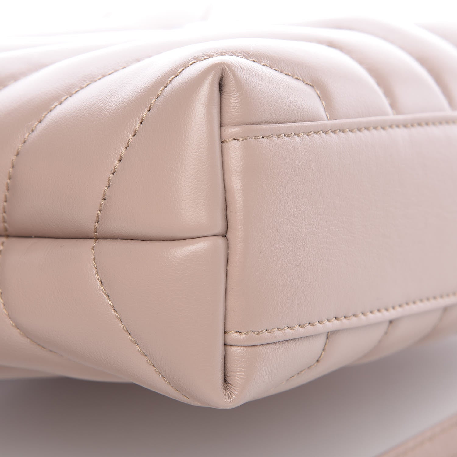 Saint Laurent Calfskin Y Quilted Monogram Toy Loulou Crossbody Bag Marble Pink 7 of 9