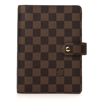 Louis Vuitton Damier Ebene Medium Ring Agenda Cover 1 of 6