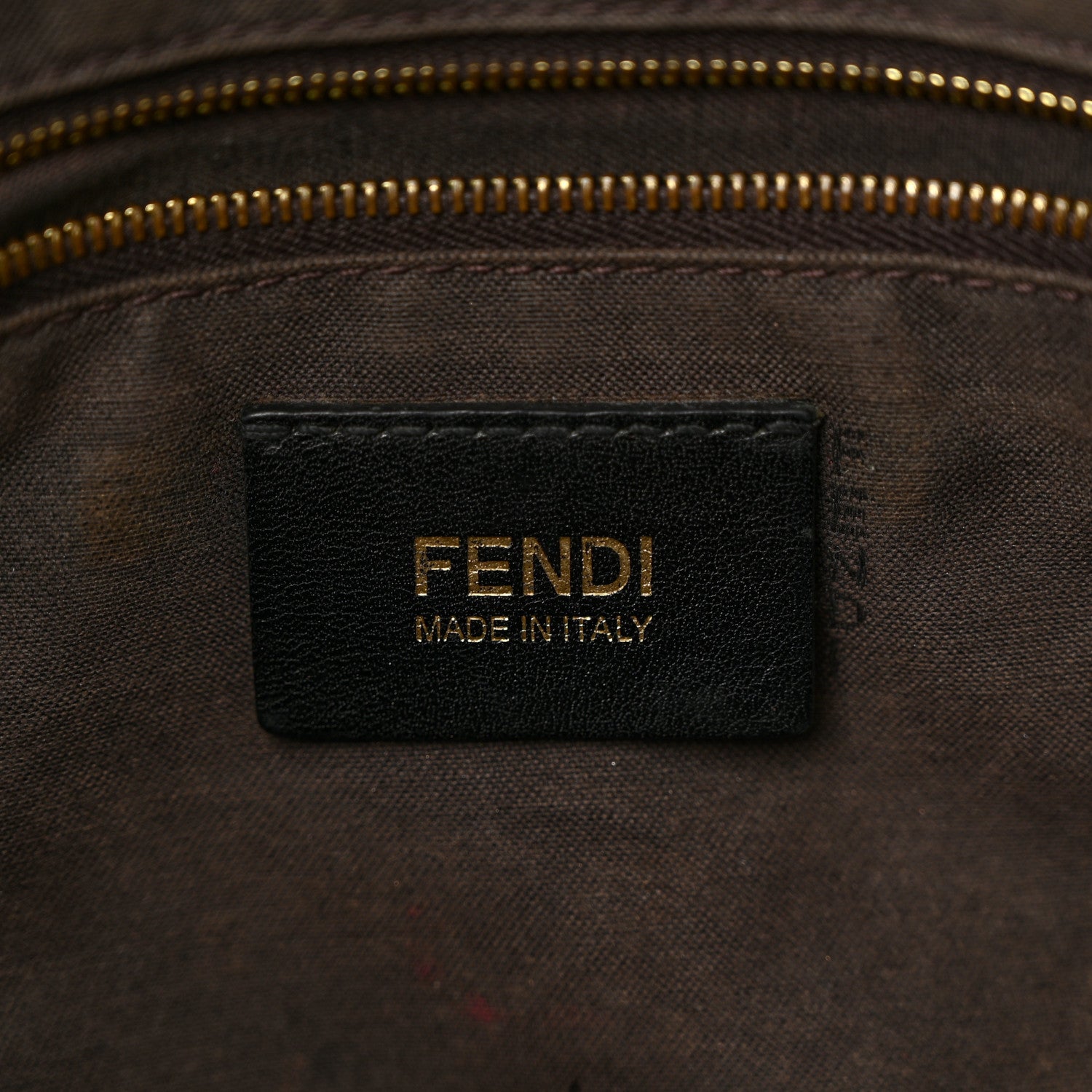 Fendi Zucchino Spalmati Forever Mama Baguette Moro Black 6 of 11