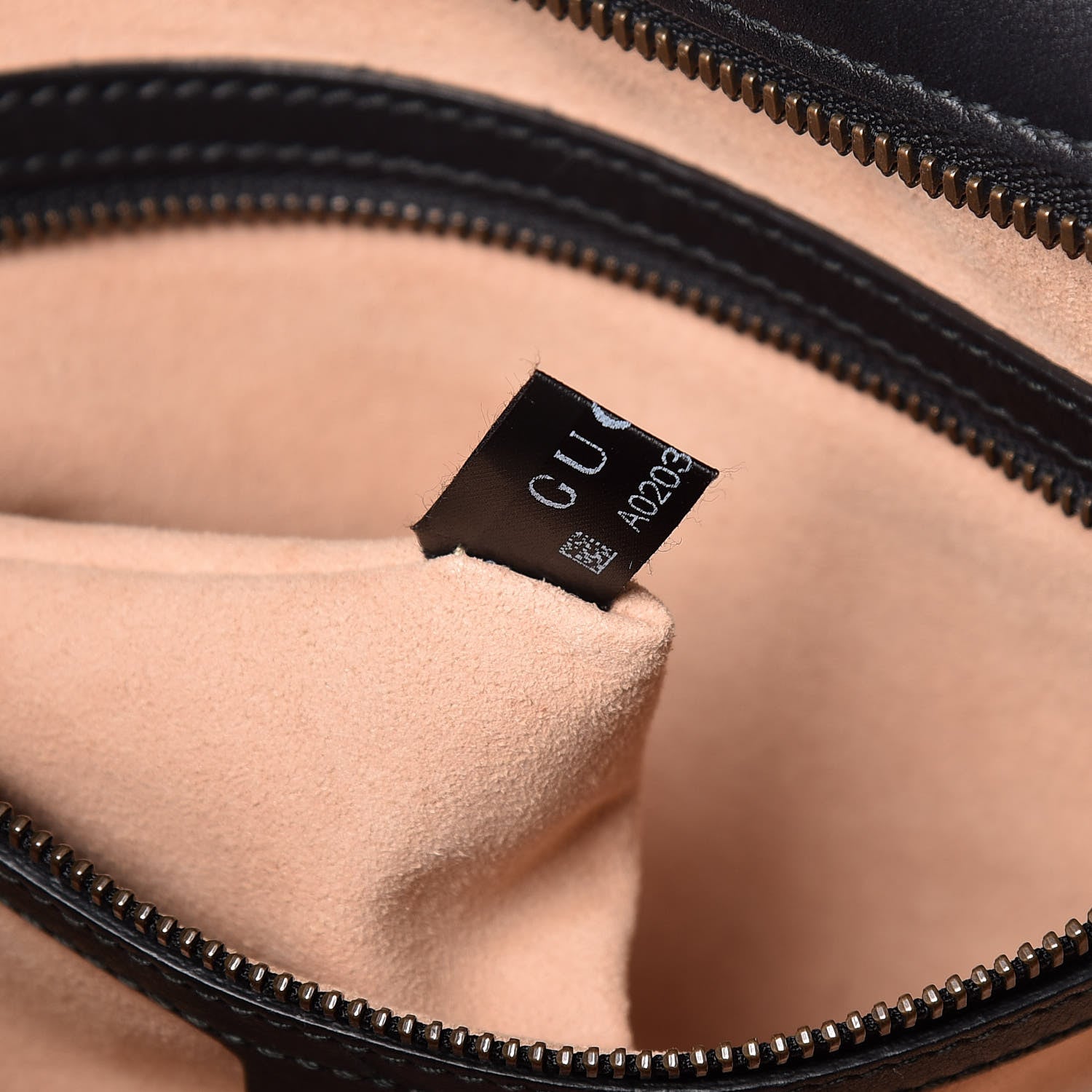 Gucci Calfskin Matelasse GucciGhost Medium GG Marmont Chain Shoulder Bag Black New Acquamarine 9 of 10