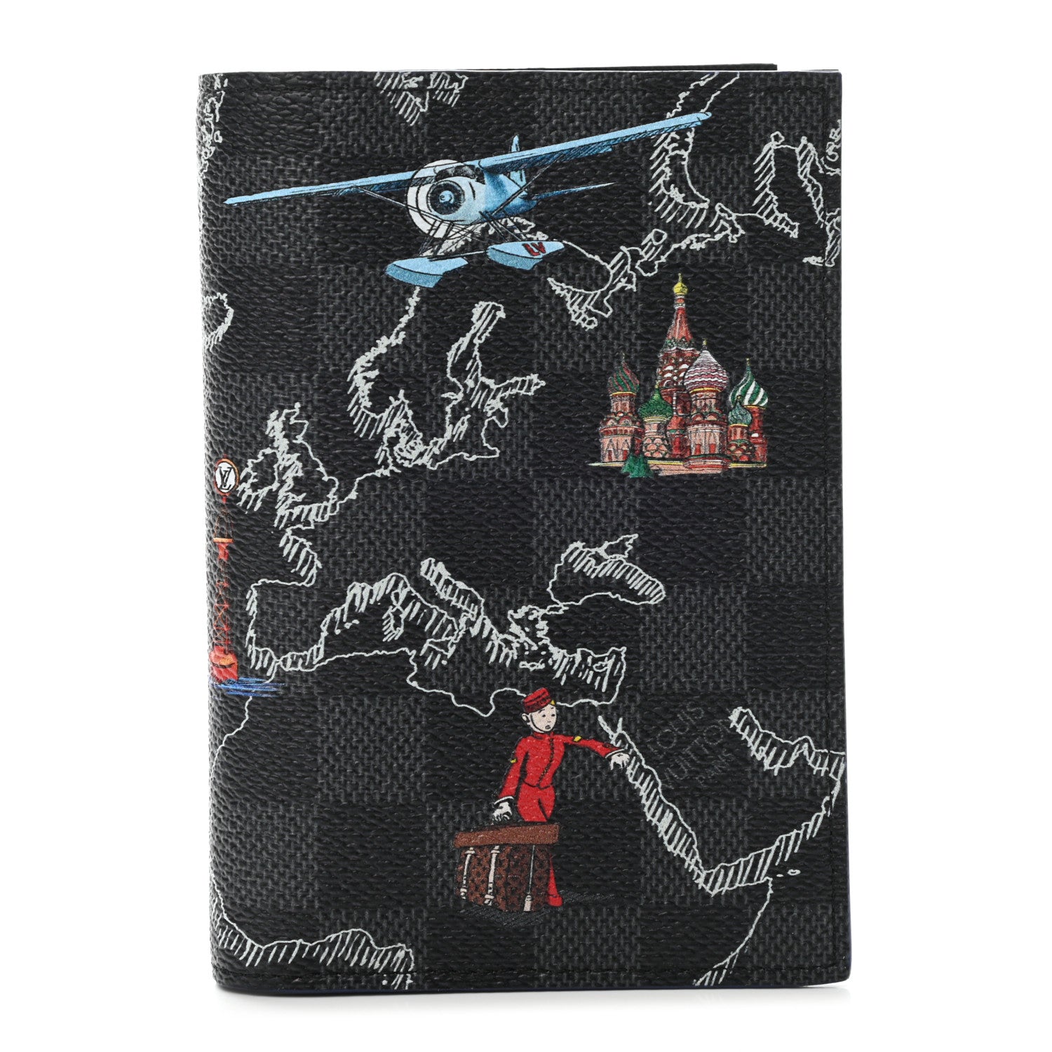 Louis Vuitton Damier Graphite Map Passport Cover 1 of 7
