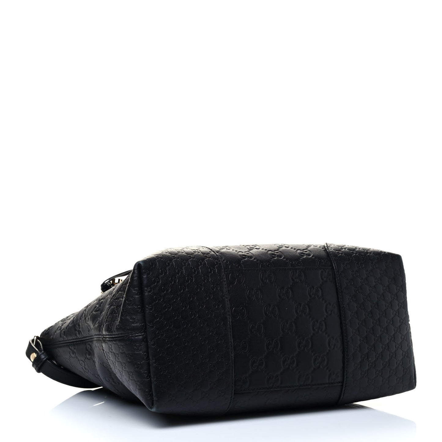 Guccissima Medium Bree Top Handle Bag Black