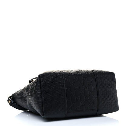 Gucci Guccissima Medium Bree Top Handle Bag Black 3 of 4