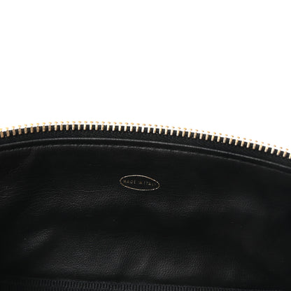 Chanel Lambskin Vanity Cosmetic Case Black 7 of 10
