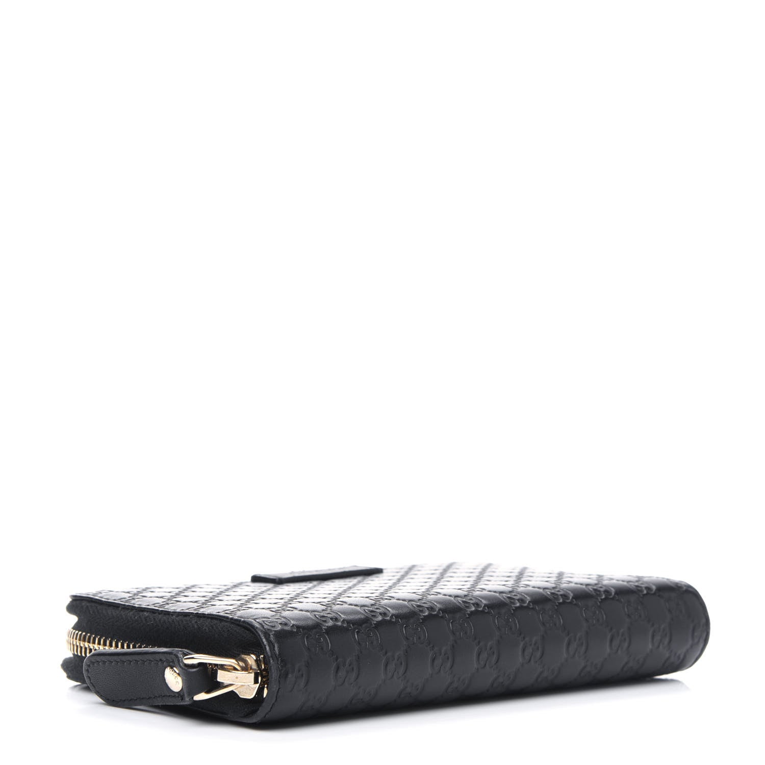 Gucci Soft Microguccissima Zip Around Organizer Wallet Black 3 of 5