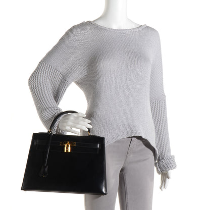 Hermes Box Kelly Sellier 32 Black 2 of 23