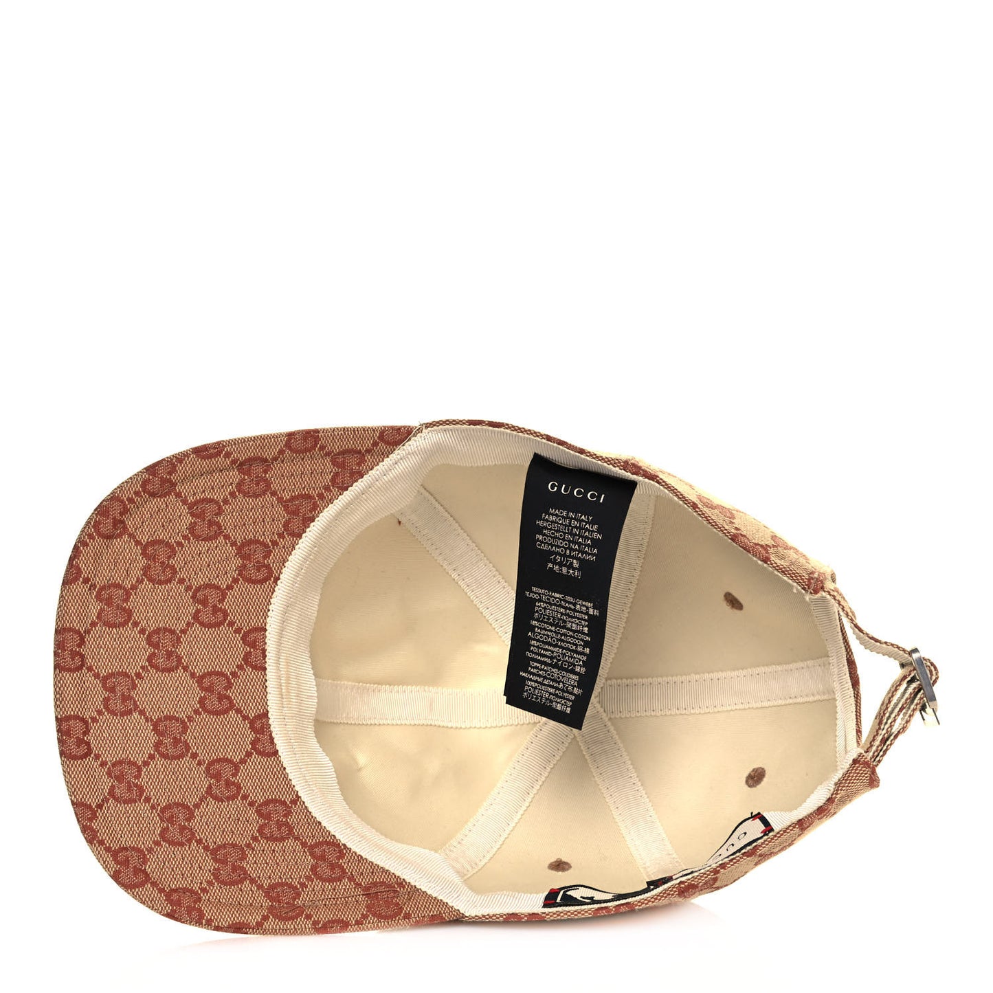 X MLB Monogram NY Yankees Baseball Hat 57-61 Beige Ruggine