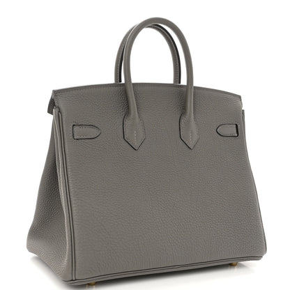 Hermes Togo Birkin 25 Gris Meyer 3 of 13
