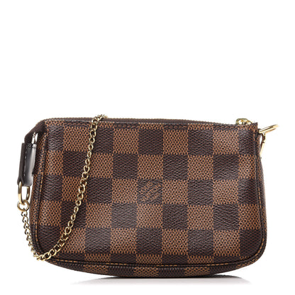 Louis Vuitton Damier Ebene Mini Pochette Accessories 1 of 9