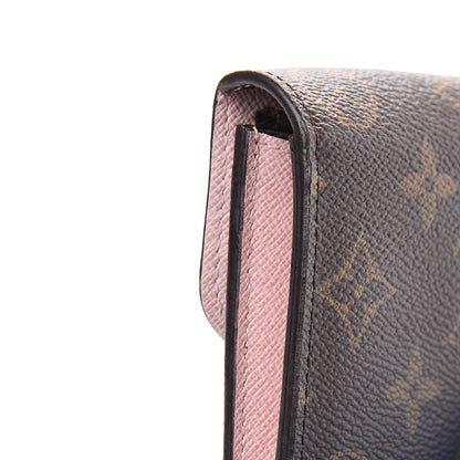 Louis Vuitton Monogram Emilie Wallet Rose Ballerine 8 of 9