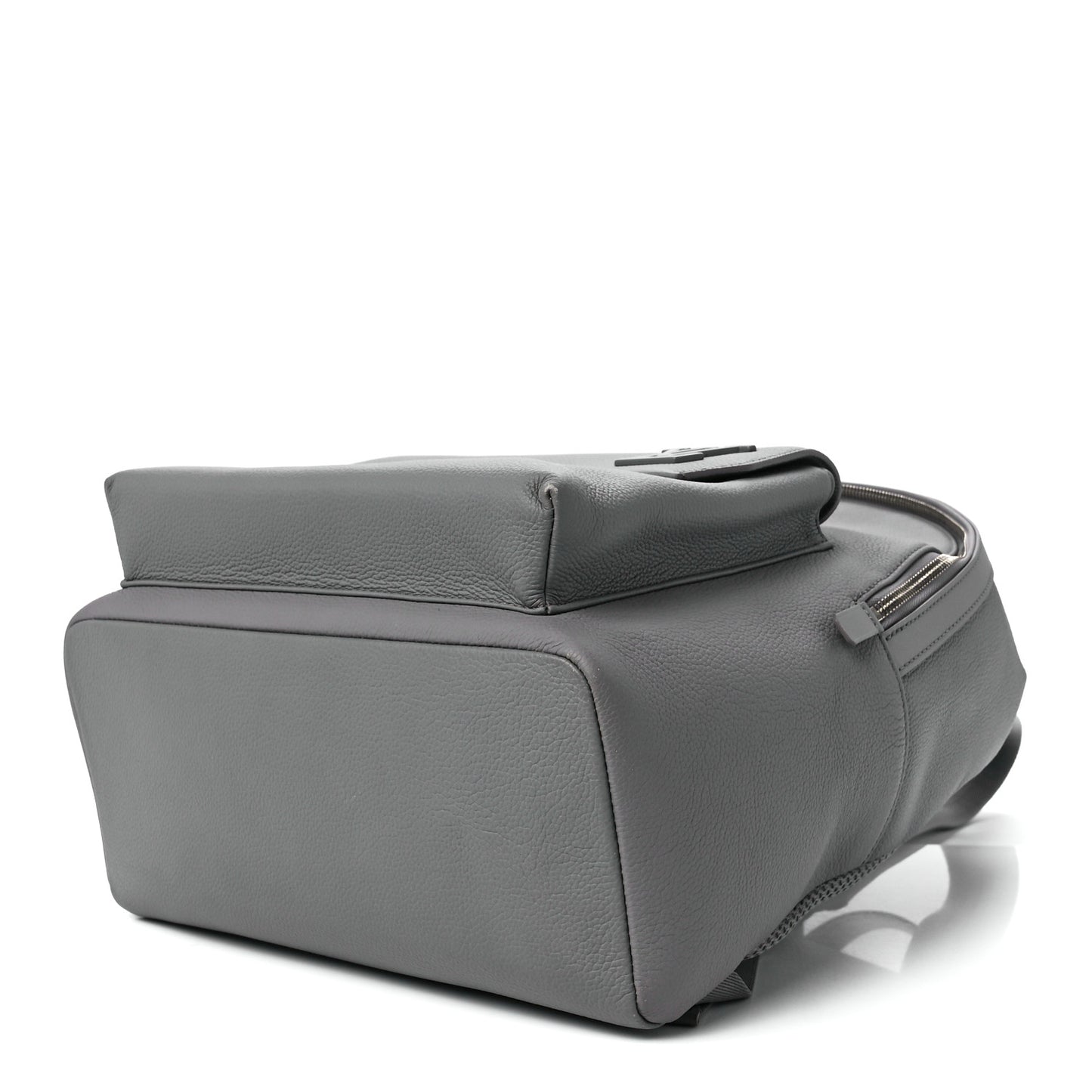 Grained Calfskin Aerogram Takeoff Backpack Grey
